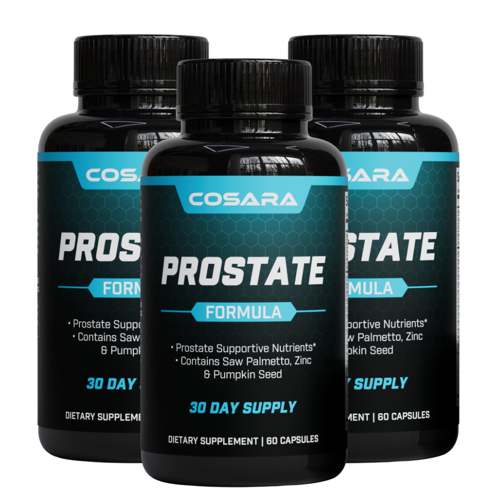 3 flacons de soutien de la prostate