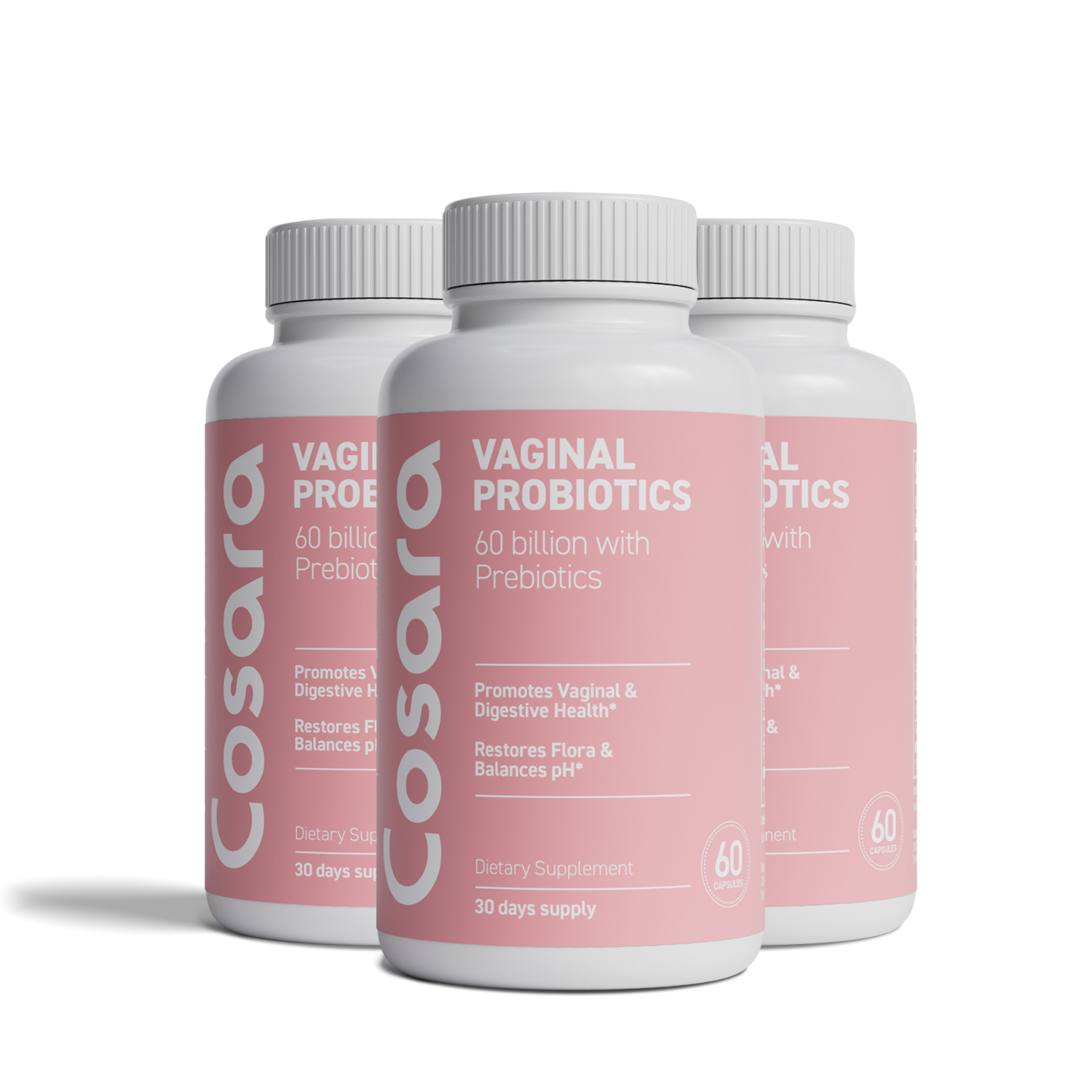 3x Probiotiques vaginaux